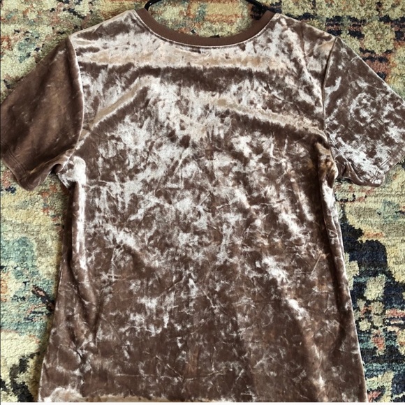 $5️⃣for$2️⃣5️⃣🍑✨Mauve Velvet V-neck by Z Supply - Picture 3 of 5